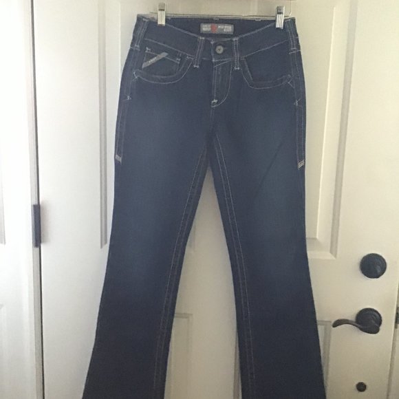 Ariat Denim - ARIAT FR MID RISE BOOTCUT JEANS. SZ 26 W